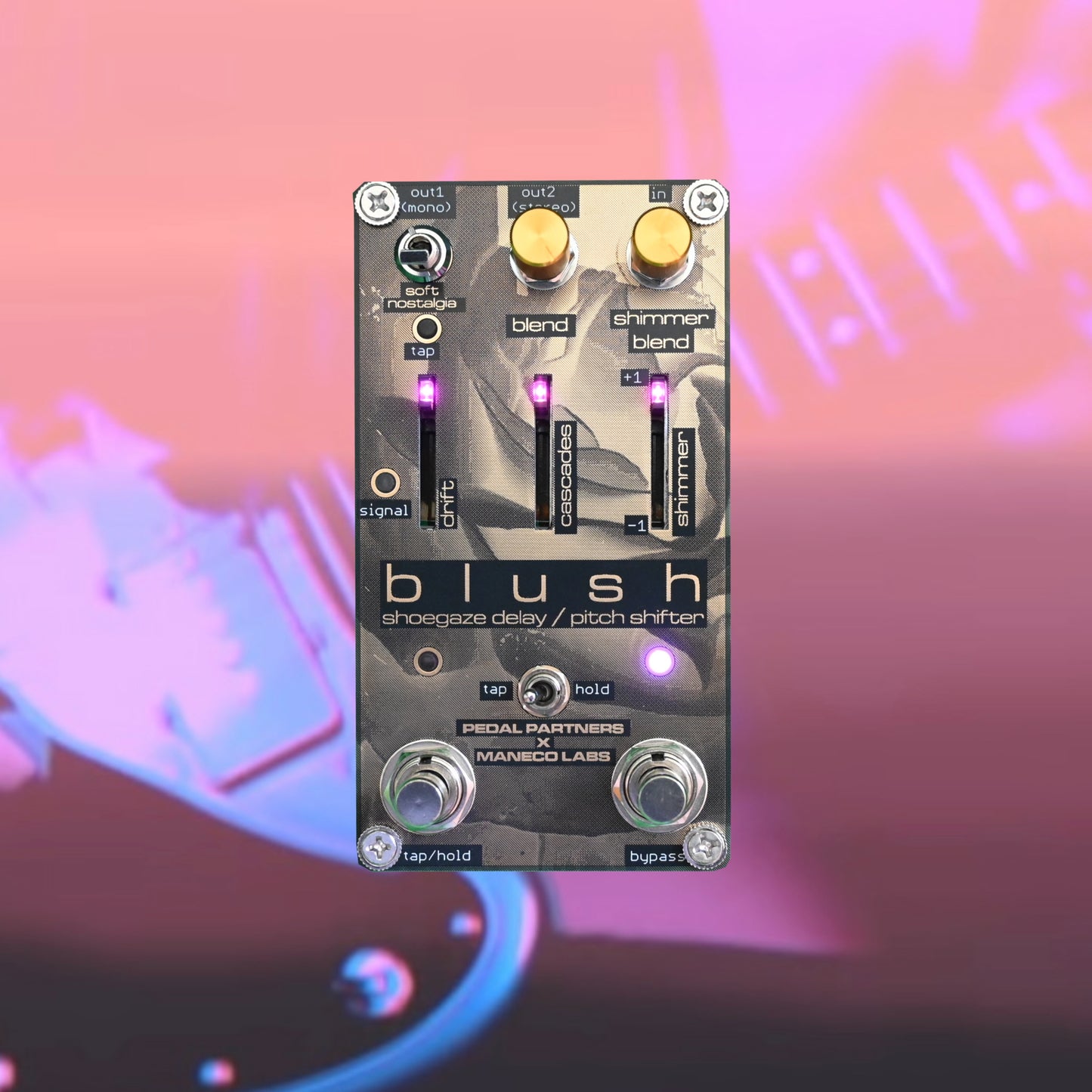 blush shoegaze delay/pitch shifter | pedal partners