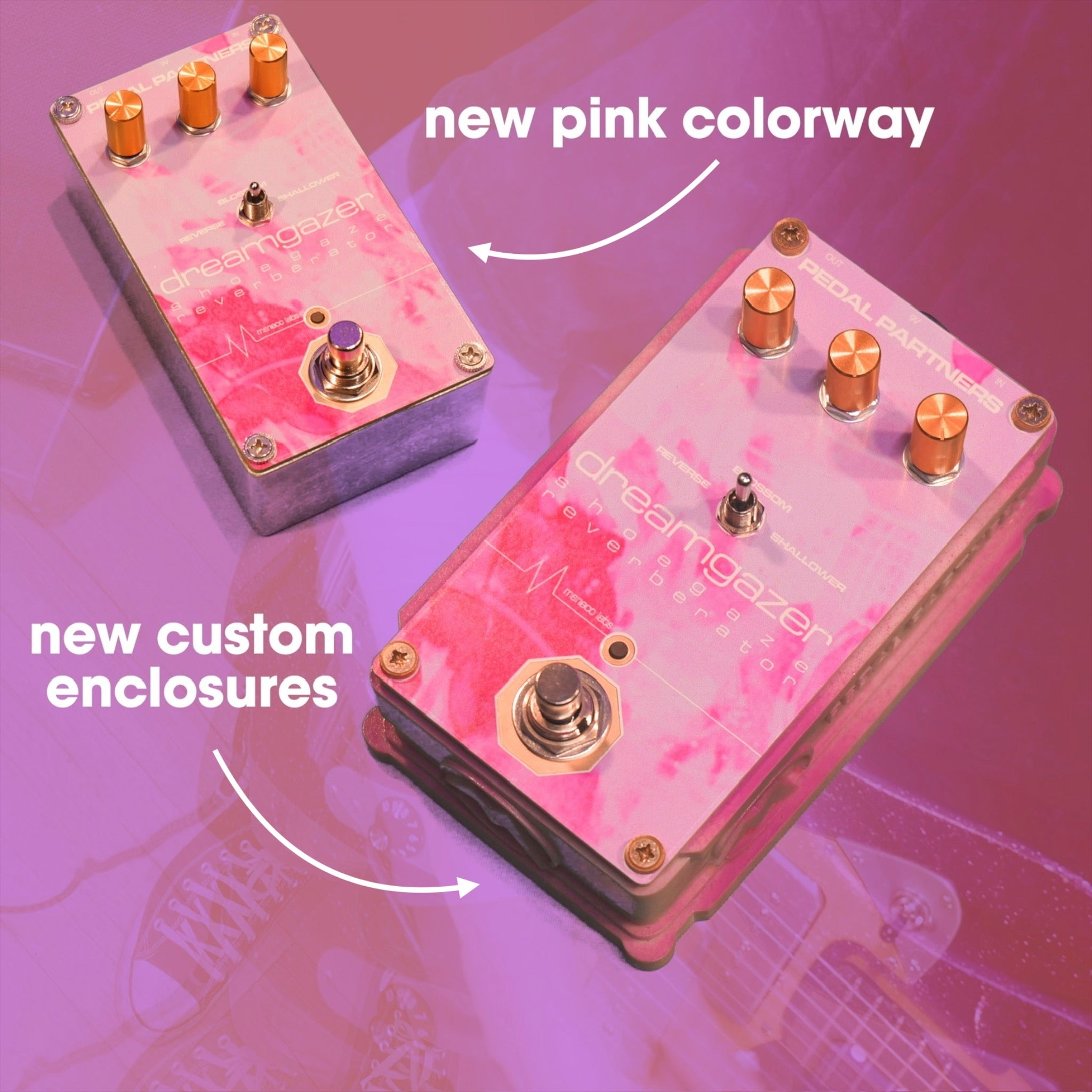 dreamgazer shoegaze reverb pedal | pedal partners reverse reverb